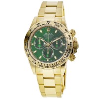 Replica Rolex Cosmograph Daytona John Mayer 18kt Yellow Gold Green Dial Men‘s Watch 116508-0013