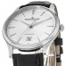 Replica Jaeger LeCoultre Master Ultra Thin Silver Dial Black Men‘s Watch 1238420