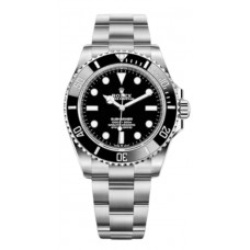 Replica Rolex Submariner No Date 41mm Black Dial Steel Men‘s Watch 124060