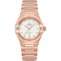 Replica Omega Constellation Manhattan Chronometer 29mm Silver Dial Diamond Rose Gold Women‘s Watch 131.50.29.20.52.001