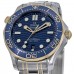Replica Omega Seamaster Diver 300 M Blue Dial Gold &Steel Men‘s Watch 210.20.42.20.03.001