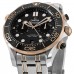 Replica Omega Seamaster 300 Master Co-Axial Chronometer Chronograph Black Dial Steel &Sedna Gold Men‘s Watch 210.20.44.51.01.001