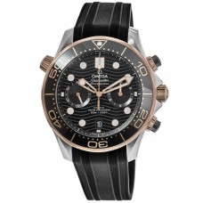 Replica Omega Seamaster Diver 300 M Co-Axial Chronograph Black Dial Rubber Men‘s Watch 210.22.44.51.01.001 Replica Omega Seamaster Diver 300 M Co-Axial Chronograph Black Dial Rubber Men‘s Watch 210.22.44.51.01.001