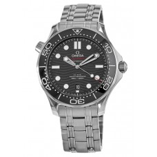 Replica Omega Seamaster Diver 300 M Black Dial Steel Bracelet Men‘s Watch 210.30.42.20.01.001
