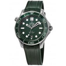 Replica Omega Seamaster Diver 300 M Green Dial Rubber Strap Men‘s Watch 210.32.42.20.10.001 Replica Omega Seamaster Diver 300 M Green Dial Rubber Strap Men‘s Watch 210.32.42.20.10.001