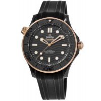 Replica Omega Seamaster Diver 300 M Ceramic Case Rubber Strap Men‘s Watch 210.62.44.20.01.001 Replica Omega Seamaster Diver 300 M Ceramic Case Rubber Strap Men‘s Watch 210.62.44.20.01.001