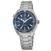 Replica Omega Seamaster Planet Ocean 600M 39.5mm Blue Dial Steel Men‘s Watch 215.30.40.20.03.001