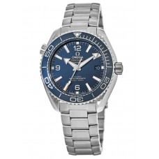Replica Omega Seamaster Planet Ocean 600M 39.5mm Blue Dial Steel Men‘s Watch 215.30.40.20.03.001