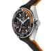 Replica Omega Seamaster Planet Ocean 600M 43.5mm Master Chronometer Black &Orange Dial Fabric Strap Men‘s Watch 215.32.44.21.01.001