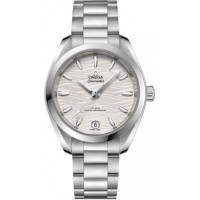 Replica Omega Seamaster Aqua Terra 150m Master Co-Axial Chronometer 34 MM Silver Dial Women‘s Watch 220.10.34.20.02.002