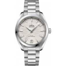 Replica Omega Seamaster Aqua Terra 150m Master Co-Axial Chronometer 34 MM Silver Dial Women‘s Watch 220.10.34.20.02.002
