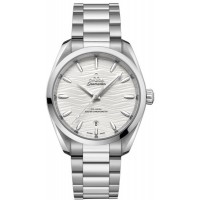Replica Omega Seamaster Aqua Terra 150m Master Co-Axial Chronometer 38 MM Silver Dial Men‘s Watch 220.10.38.20.02.003