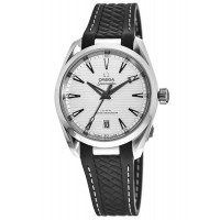 Replica Omega Seamaster Aqua Terra 150m Master Co-Axial 38mm Silver Dial Rubber Men‘s Watch 220.12.38.20.02.001