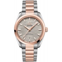 Replica Omega Seamaster Aqua Terra 150m Master Co-Axial Grey Dial Steel and Rose Gold Men‘s Watch 220.20.38.20.06.001