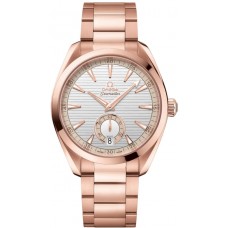 Replica Omega Seamaster Aqua Terra 150m Master Co-Axial Silver Dial Rose Gold Men‘s Watch 220.50.41.21.02.002