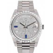 Replica Rolex Day-Date Diamond Dial Platinum Men‘s Watch 228396TBR