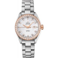 Replica Omega Seamaster Aqua Terra Diamond Bezel Women‘s Watch 231.25.34.20.55.003