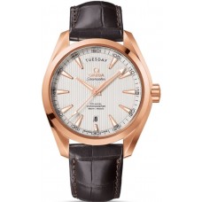 Replica Omega Seamaster Aqua Terra Automatic Chronometer 41.5mm Day-Date Silver Dial Men‘s Watch 231.53.42.22.02.001