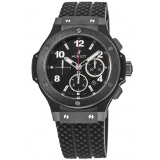 Replica Hublot Big Bang Chronograph Ceramic Case Rubber Strap Men‘s Watch 301.CM.130.RX