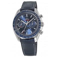 Replica Omega Speedmaster Moonphase Co-Axial Master Chronometer Chronograph Blue Dial Men‘s Watch 304.33.44.52.03.001
