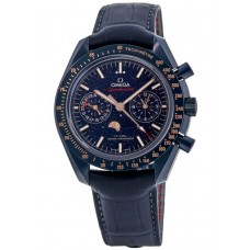 Replica Omega Speedmaster Moonphase Co-Axial Master Chronometer Chronograph Blue Side Of The Moon Men‘s Watch 304.93.44.52.03.002
