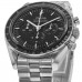 Replica Omega Speedmaster Professional Moonwatch Transparent Case back Black Dial Steel Men‘s Watch 310.30.42.50.01.002