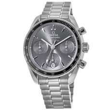 Replica Omega Speedmaster Co-Axial Chronograph 38mm Grey Dial Steel Unisex Watch 324.30.38.50.06.001
