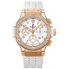 Replica Hublot Big Bang Portocervo White Dial White Rubber Strap Men‘s Watch 341.PE.230.RW.114
