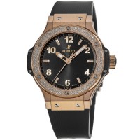 Replica Hublot Big Bang 38mm 18kt Rose Gold Diamond Women‘s Watch 361.PX.1280.RX.1104