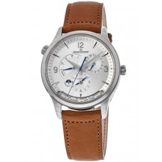 Replica Jaeger LeCoultre Master Control Geographic Silver Chronograph Dial Men‘s Watch 4128420
