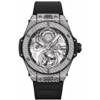 Replica Hublot Big Bang Tourbillon Automatic Sapphire Dial Fabric Strap Men‘s Watch 419.YS.0170.NR