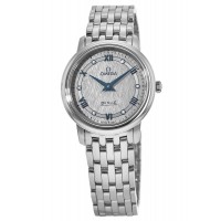 Replica Omega De Ville Prestige Quartz 27.4mm Grey Patterned Diamond Dial Steel Women‘s Watch 424.10.27.60.56.002 Replica Omega De Ville Prestige Quartz 27.4mm Grey Patterned Diamond Dial Steel Women‘s Watch 424.10.27.60.56.002