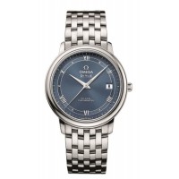 Replica Omega De Ville Prestige Co-Axial 36.8mm Automatic Blue Railroad Dial Women‘s Watch 424.10.37.20.03.002 Replica Omega De Ville Prestige Co-Axial 36.8mm Automatic Blue Railroad Dial Women‘s Watch 424.10.37.20.03.002