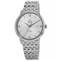Replica Omega De Ville Prestige Co-Axial 39.5mm Opaline-Silvery Dial Men‘s Watch 424.10.40.20.02.003