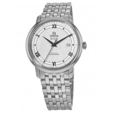 Replica Omega De Ville Prestige Co-Axial 39.5mm Automatic Silver Dial Steel Men‘s Watch 424.10.40.20.02.005