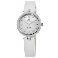 Replica Omega De Ville Prestige Quartz 27.4mm Dewdrop Mother of Pearl Diamond Dial Women‘s Watch 424.13.27.60.55.001 Replica Omega De Ville Prestige Quartz 27.4mm Dewdrop Mother of Pearl Diamond Dial Women‘s Watch 424.13.27.60.55.001