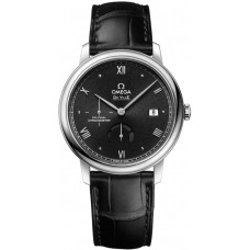 Replica Omega De Ville Prestige Power Reserve Co-Axial Black Dial Men‘s Watch 424.13.40.21.01.002