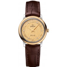 Replica Omega De Ville Prestige Quartz 27.4mm Champagne Diamond Dial Yellow Gold and Steel Women‘s Watch 424.23.27.60.58.001 Replica Omega De Ville Prestige Quartz 27.4mm Champagne Diamond Dial Yellow Gold and Steel Women‘s Watch 424.23.27.60.58.001