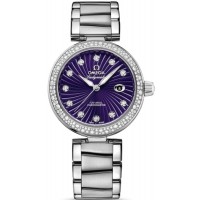 Replica Omega De Ville Ladymatic Purple Dial Diamond Steel Women‘s Watch 425.35.34.20.60.001 Replica Omega De Ville Ladymatic Purple Dial Diamond Steel Women‘s Watch 425.35.34.20.60.001