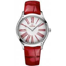 Replica Omega De Ville Tresor White Dial Red Women‘s Watch 428.18.36.60.04.002