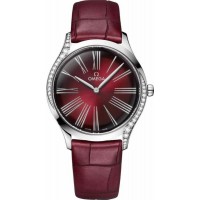 Replica Omega De Ville Tresor Burgundy Dial Burgundy Women‘s Watch 428.18.36.60.11.001