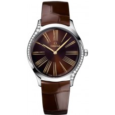 Replica Omega De Ville Tresor Brown Dial Women‘s Watch 428.18.36.60.13.001