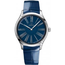 Replica Omega De Ville Tresor Blue Dial Women‘s Watch 428.18.39.60.03.001