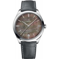 Replica Omega De Ville Tresor Master Co-Axial 40mm Grey Mother of Pearl Dial White Gold Men‘s Watch 432.53.40.21.07.001