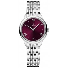 Replica Omega De Ville Prestige Quartz 27.5mm Burgundy Dial Steel Women‘s Watch 434.10.28.60.11.001 Replica Omega De Ville Prestige Quartz 27.5mm Burgundy Dial Steel Women‘s Watch 434.10.28.60.11.001