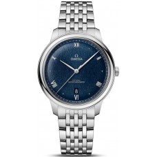 Replica Omega De Ville Prestige Co-Axial Master Chronometer 40mm Blue Dial Steel Men‘s Watch 434.10.40.20.03.001