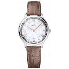 Replica Omega De Ville Prestige Quartz 30mm Mother of Pearl Diamond Dial Women‘s Watch 434.13.30.60.55.001 Replica Omega De Ville Prestige Quartz 30mm Mother of Pearl Diamond Dial Women‘s Watch 434.13.30.60.55.001
