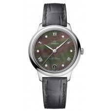 Replica Omega De Ville Prestige Co-Axial Master Chronometer 34mm Black Mother of Pearl Diamond Dial Women‘s Watch 434.13.34.20.57.001 Replica Omega De Ville Prestige Co-Axial Master Chronometer 34mm Black Mother of Pearl Diamond Dial Women‘s Watch 434.13.34.20.57.001