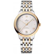 Replica Omega De Ville Prestige Co-Axial Master Chronometer 34mm Silver Dial Yellow Gold and Steel Women‘s Watch 434.20.34.20.02.002 Replica Omega De Ville Prestige Co-Axial Master Chronometer 34mm Silver Dial Yellow Gold and Steel Women‘s Watch 434.20.34.20.02.002