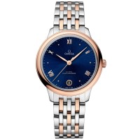 Replica Omega De Ville Prestige Co-Axial Master Chronometer 34mm Blue Dial Rose Gold and Steel Women‘s Watch 434.20.34.20.03.001 Replica Omega De Ville Prestige Co-Axial Master Chronometer 34mm Blue Dial Rose Gold and Steel Women‘s Watch 434.20.34.20.03.001